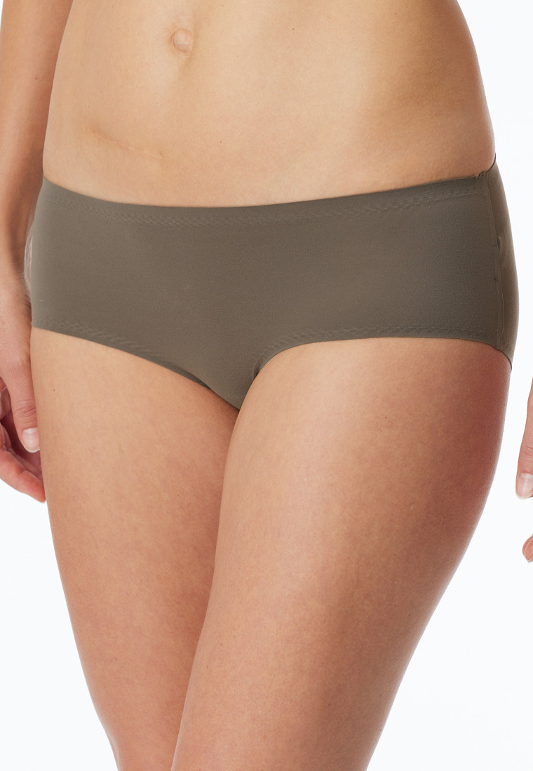 Panty seamless taupe - Invisible soft