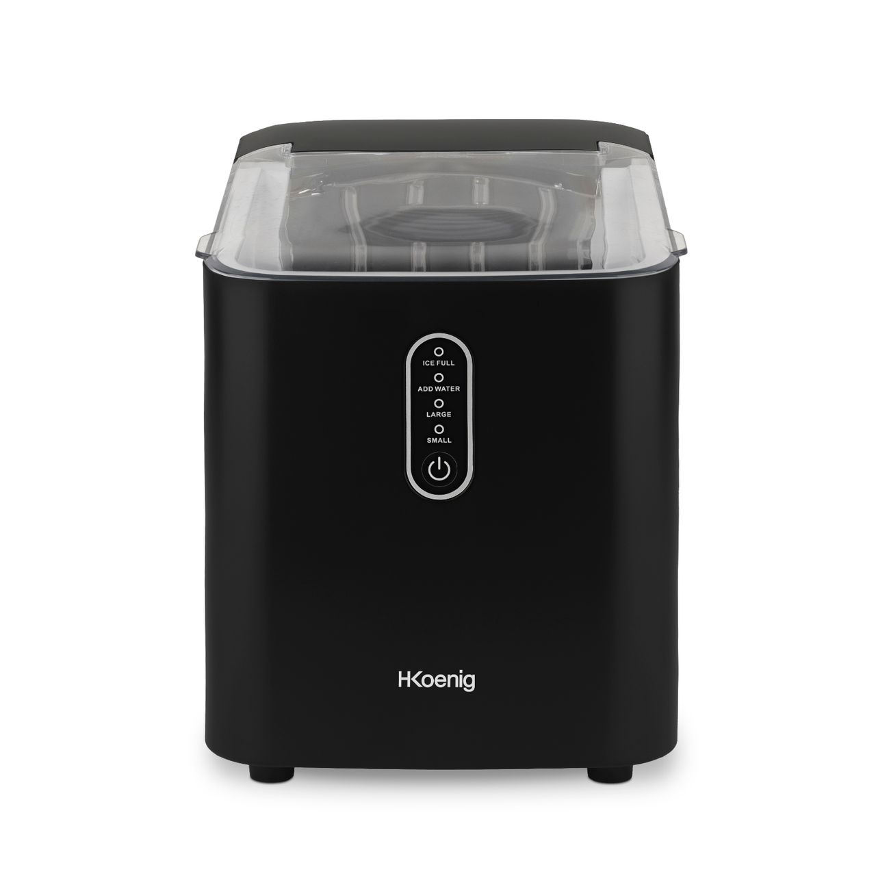 H.Koenig KUB14 Eiswürfelbereiter, 12kg in 24h, 2 Eiswürfelgrößen, Automatisch, Elektrisch