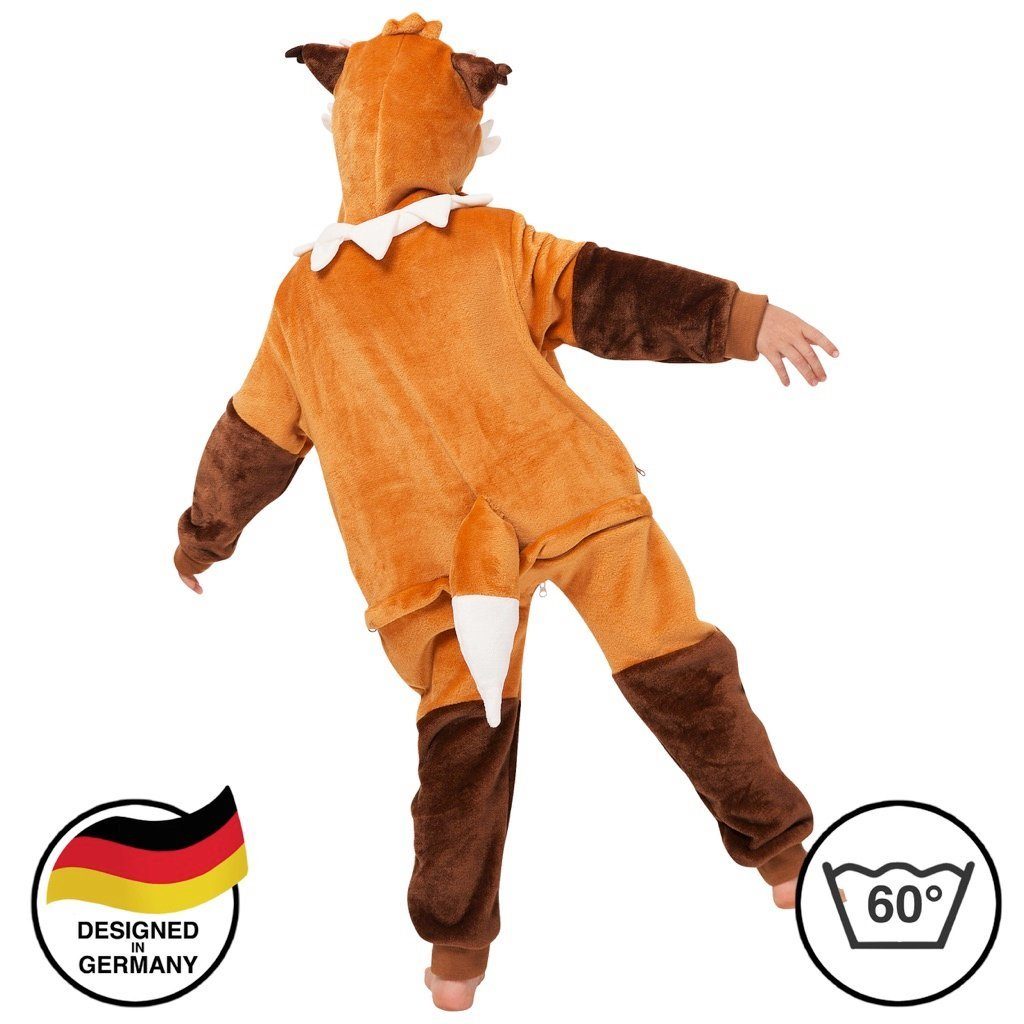 Corimori Jumpsuit Kinderkostüm Onesie Overall in Größen 90-110cm (2-tlg)