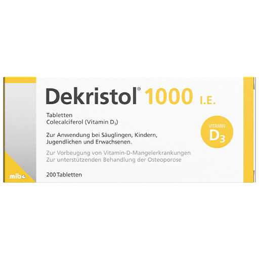 DEKRISTOL 1.000 I.E. Tabletten  200 St  Tabletten