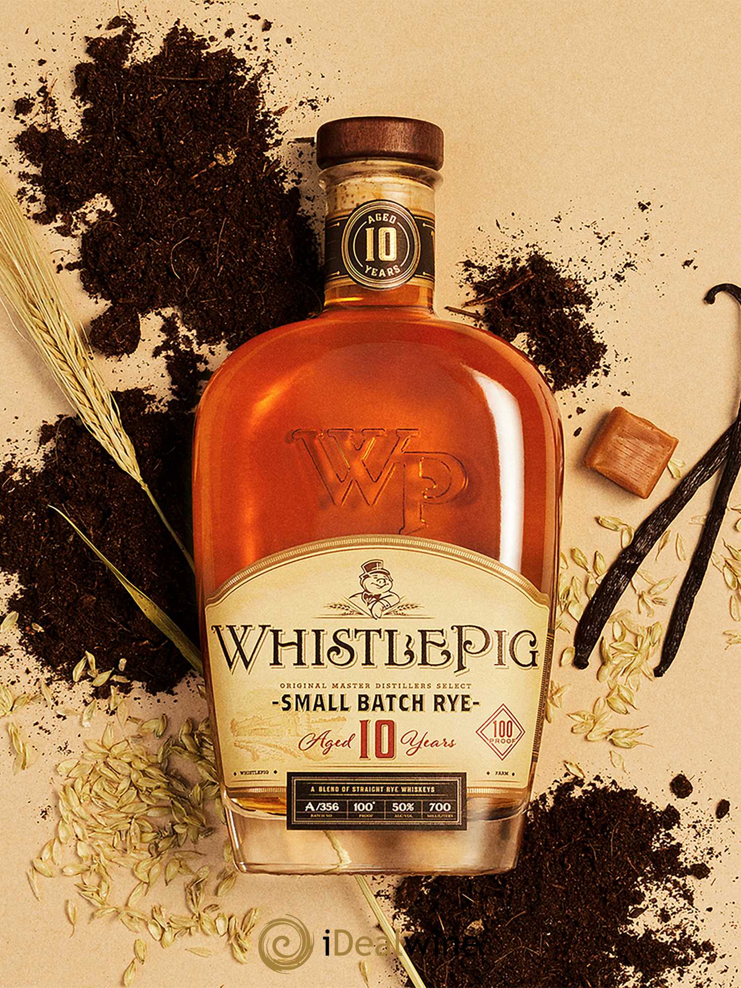 Whisky Whistle Pig Rye 10 years (70cl)  - Lot de 1 Bouteille
