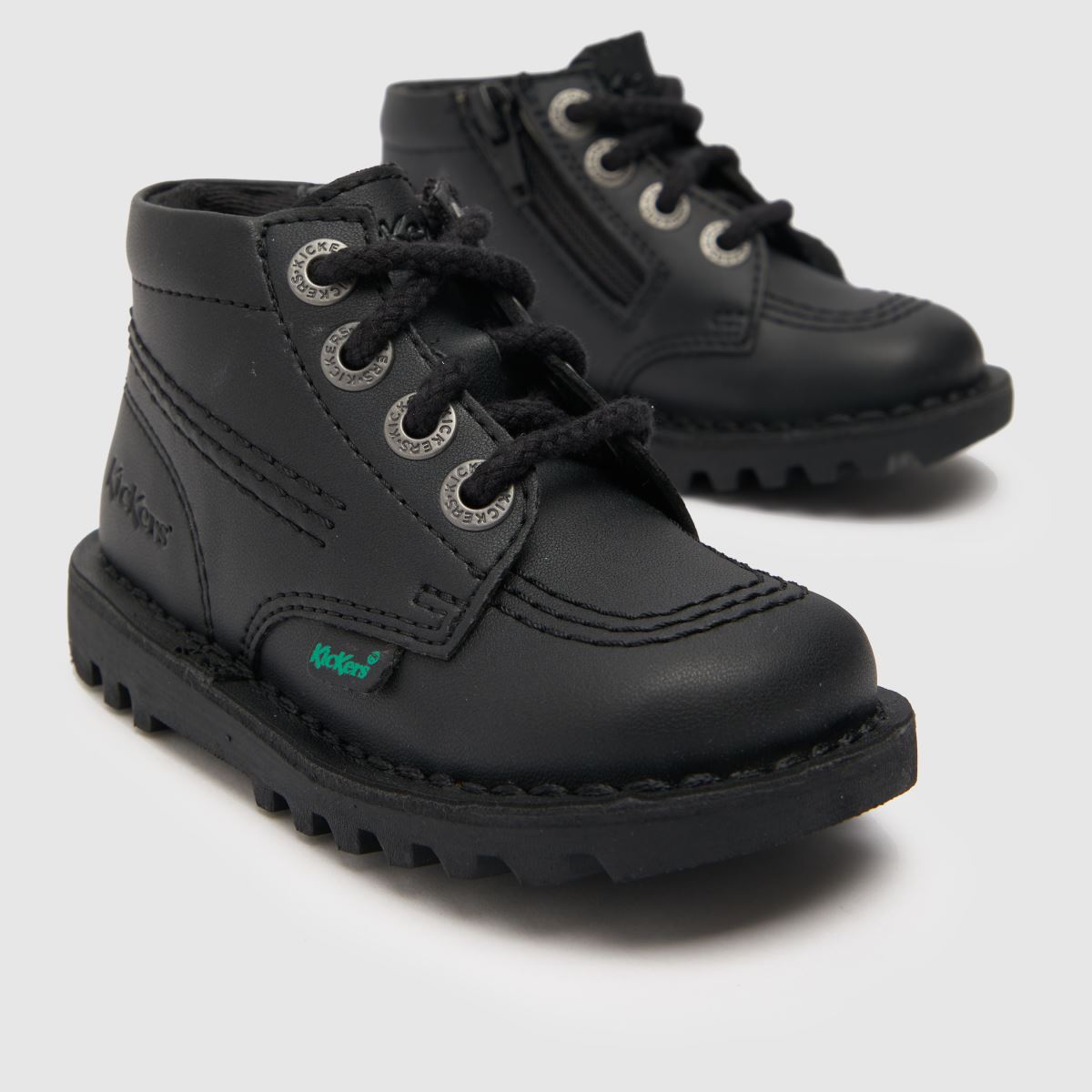 Kickers fekete Kick Hi Fiú Kisgyermek Csizma