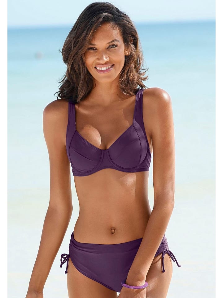 LASCANA Bügel-Bikini in lila günstig kaufen