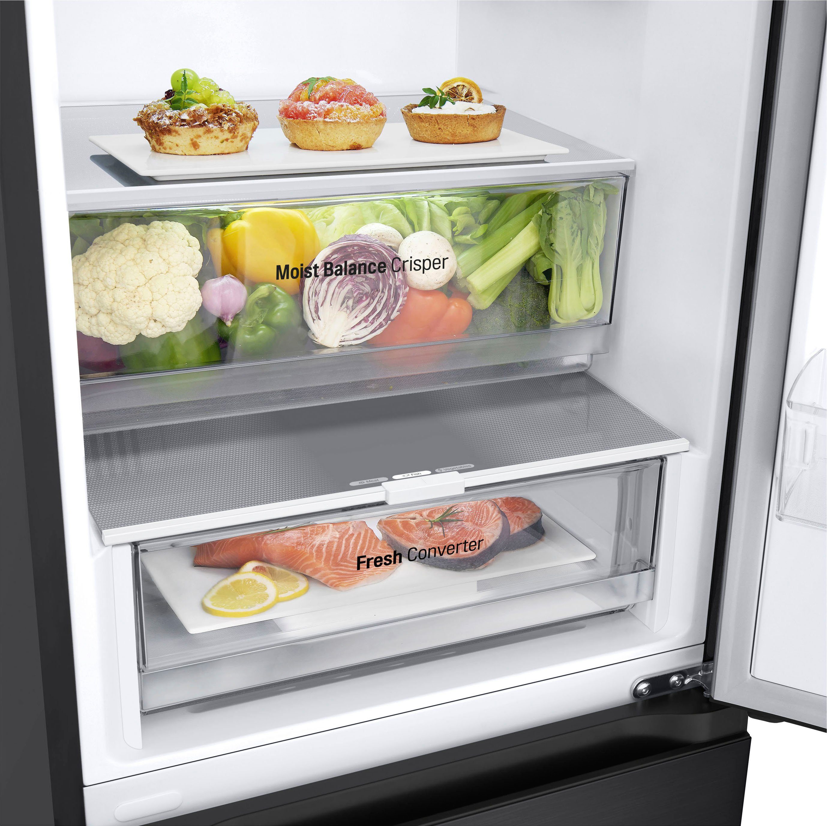 LG Kühl-/Gefrierkombination Serie 3 GBV3100CEP, 186 cm hoch, 59,5 cm breit