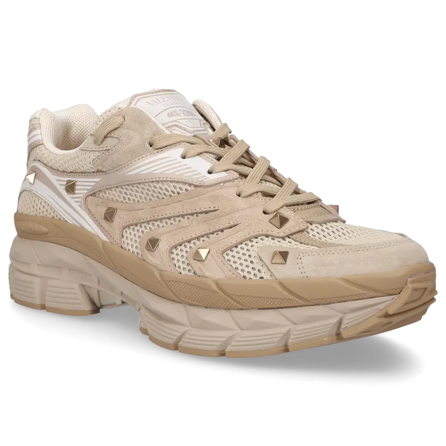 Valentino Garavani - Sneaker low MS-2960 Veloursleder - beige
