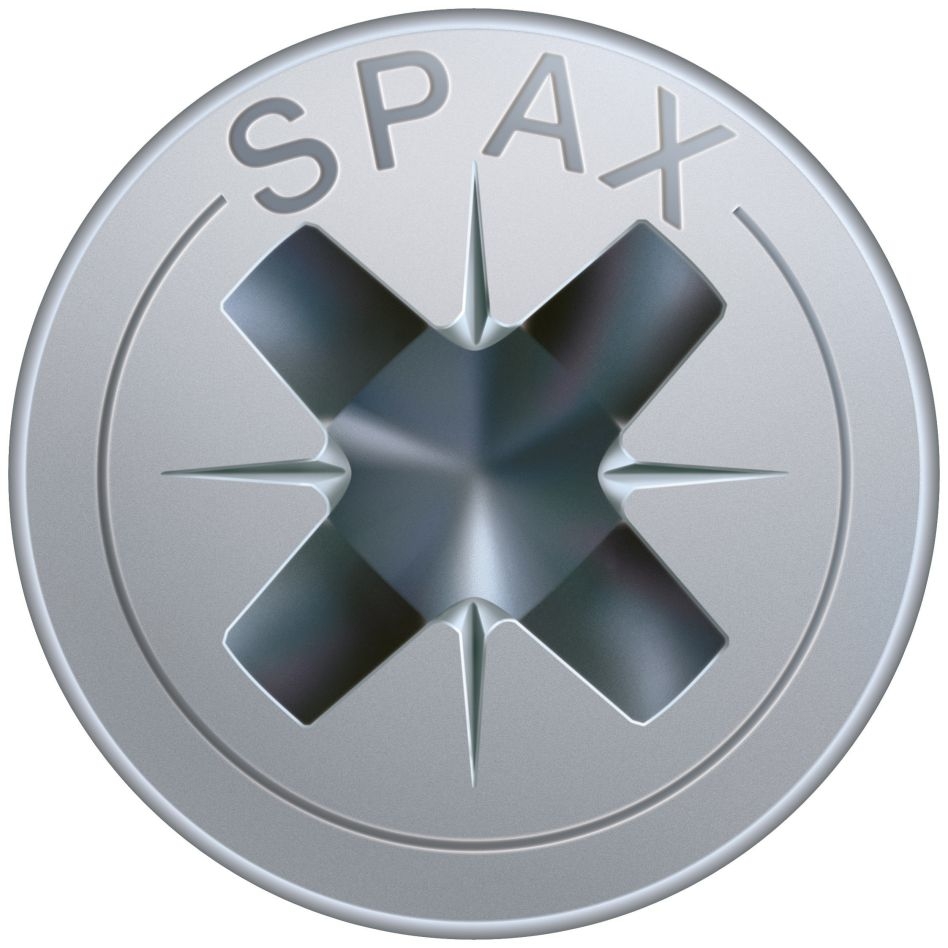 SPAX 1081010350353 Univerzalni vijak 3,5 x 35 mm, polni navoj, ugreznjena glava, križni navoj Z2 - 200 kosov