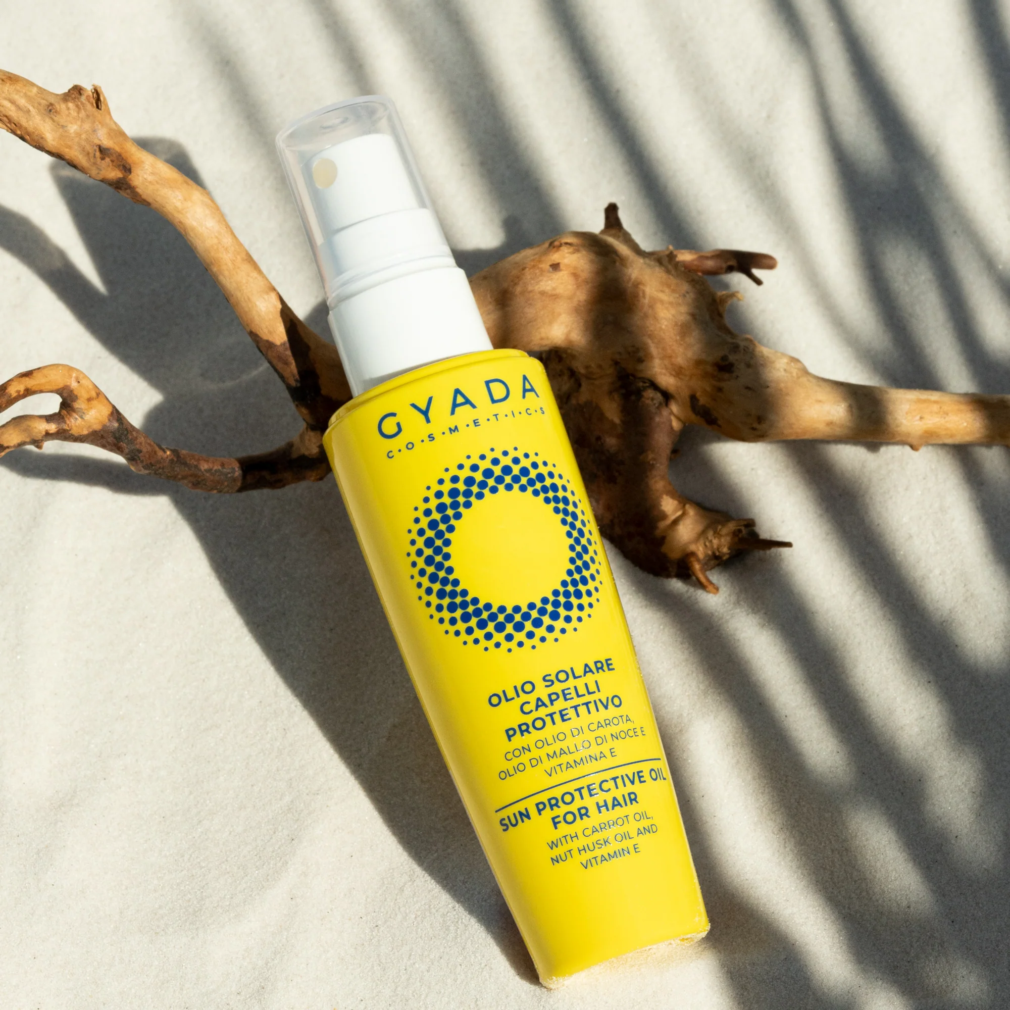 Aceite capilar protector solar - Tratamiento capilar con protección solar, aceite para el cabello