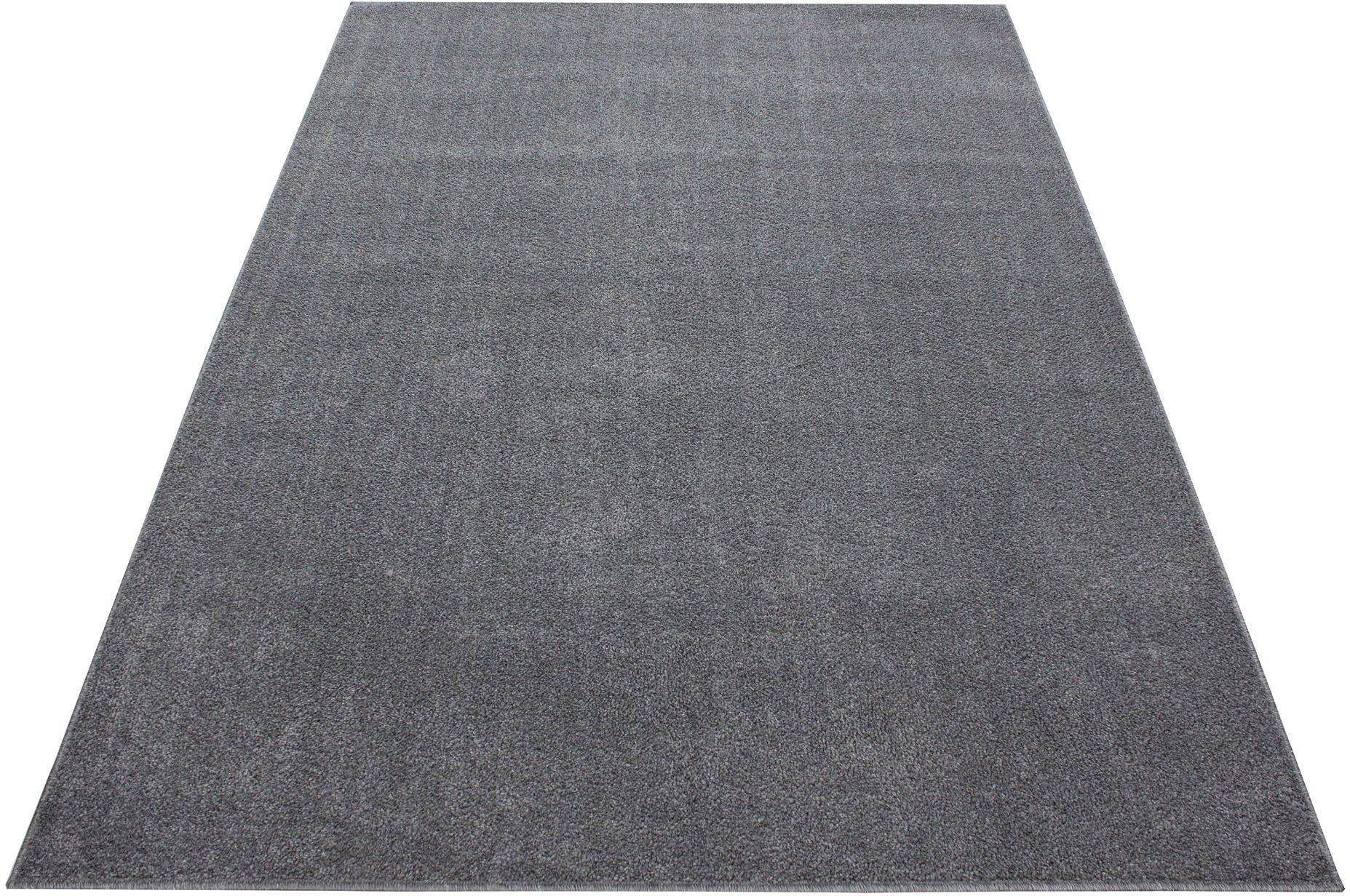 Teppich ATA, Ayyildiz Teppiche, rechteckig, Höhe: 10 mm, Kurzflor, uni, große Farbauswahl, robust, auch als Läufer und in rund
