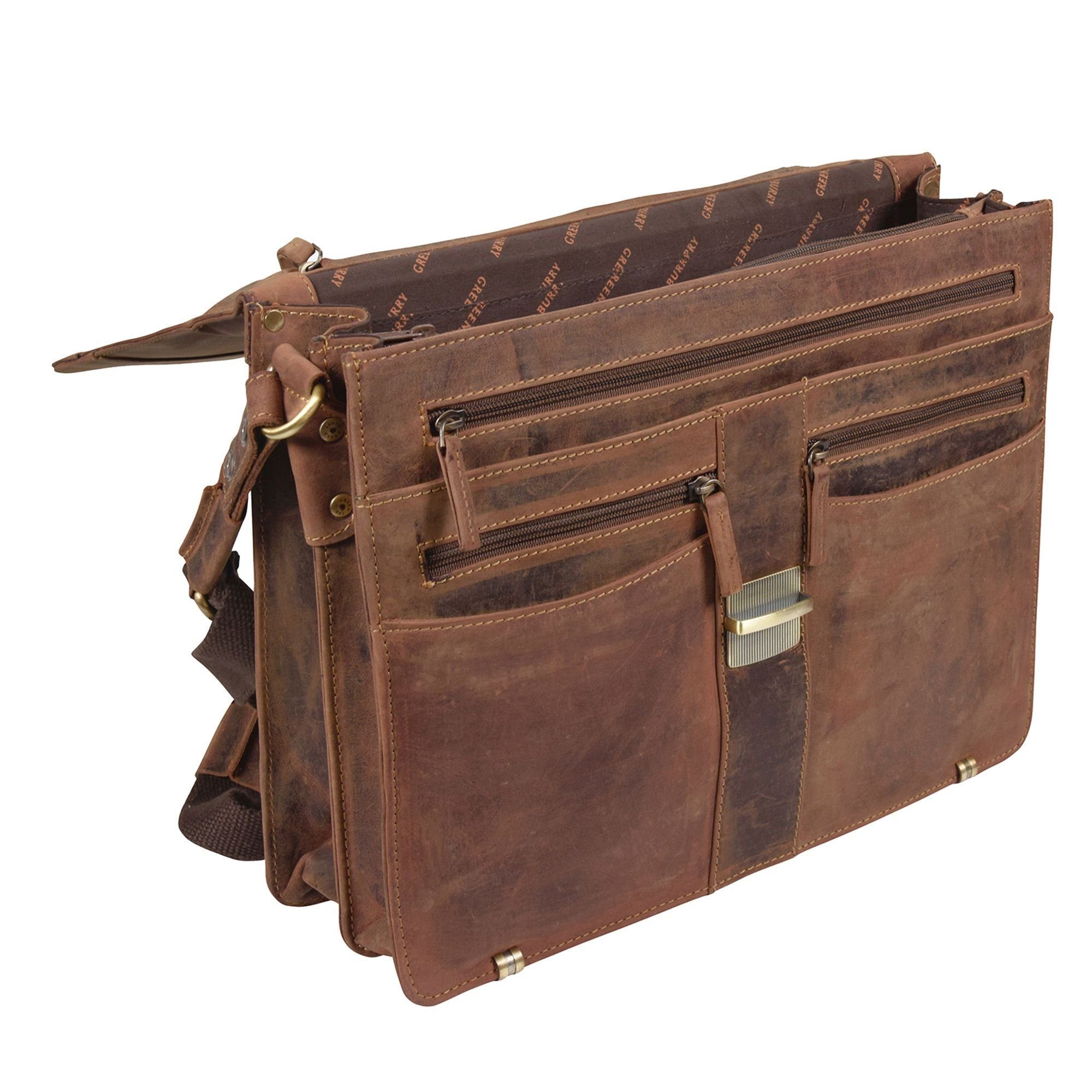 Greenburry Aktentasche Vintage, Leder