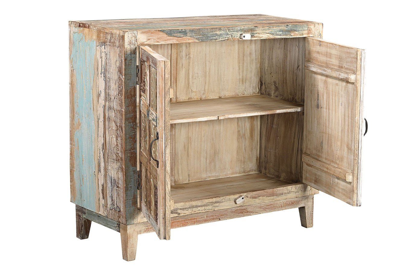 daslagerhaus living Bauernschrank Kommode Vintage bunt