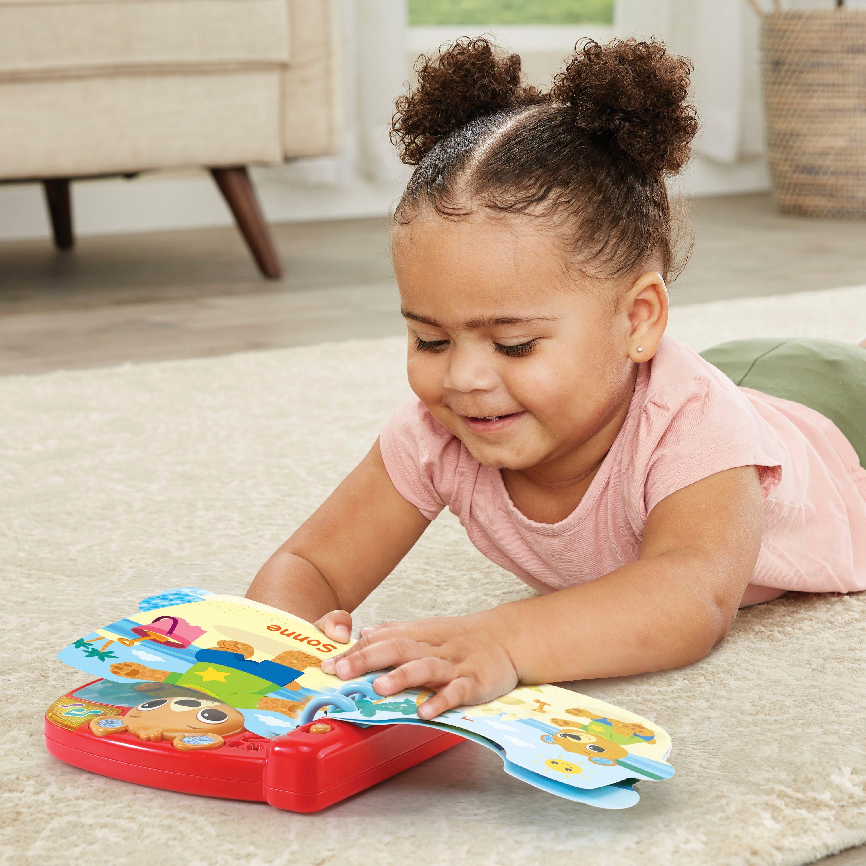 Vtech® Buch Vtech Baby, Zieh-mich-an-Bärchenbuch, mit Licht und Sound