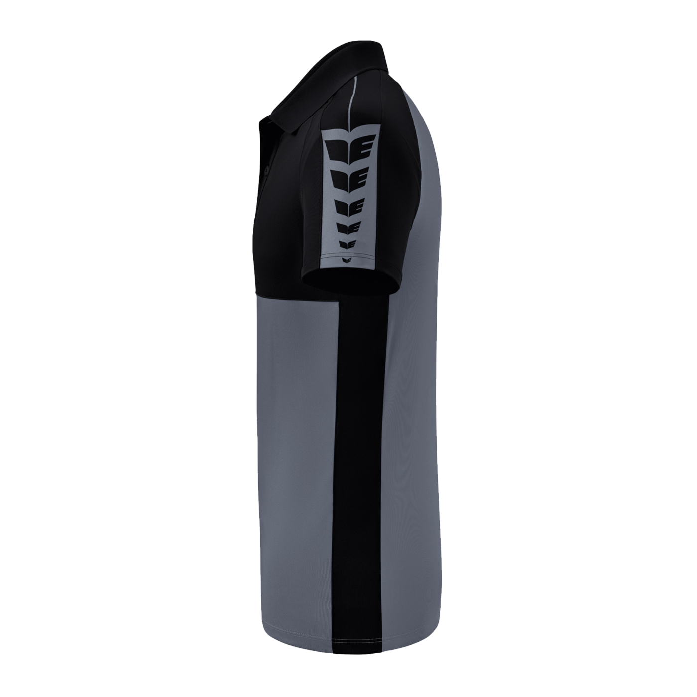Erima Six Wings Poloshirt Grau Schwarz