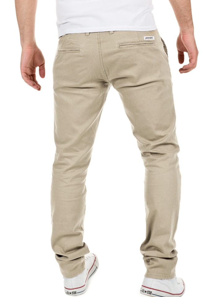Yazubi Chinohose Dustin in Beige günstig kaufen