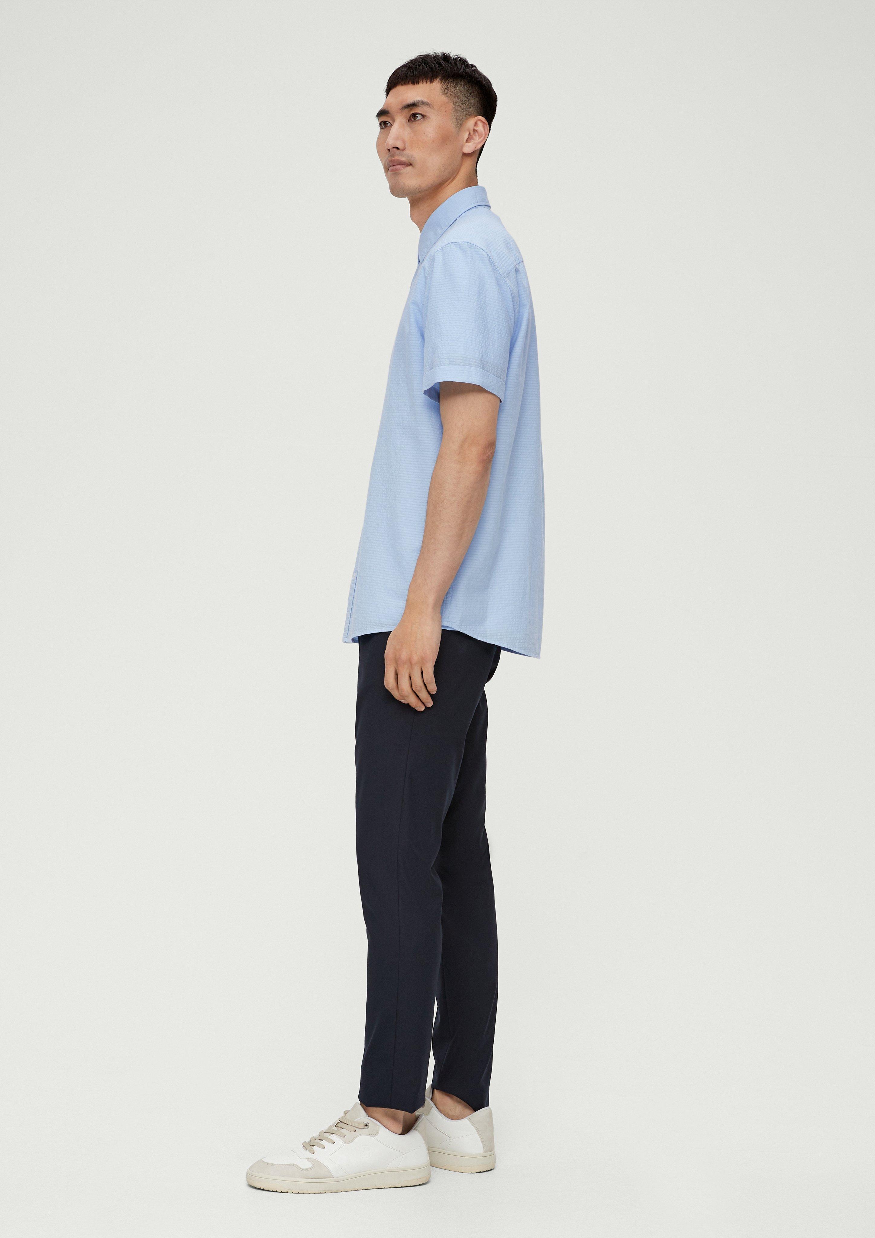 Regular: Kurzarmhemd im Streifendesign  2131012-5070