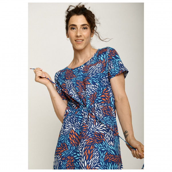 GreenBomb - Women's Sparkling Leaves Hop Dress - Kleid
