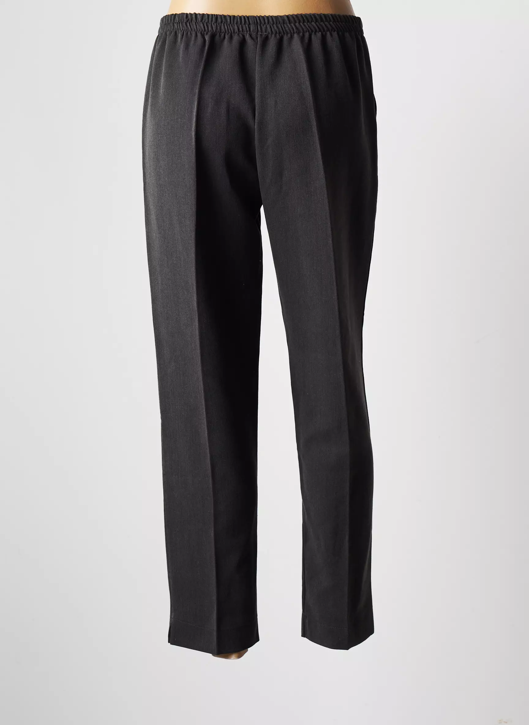 Rose Pomme Pantalons Droits Femme couleur gris