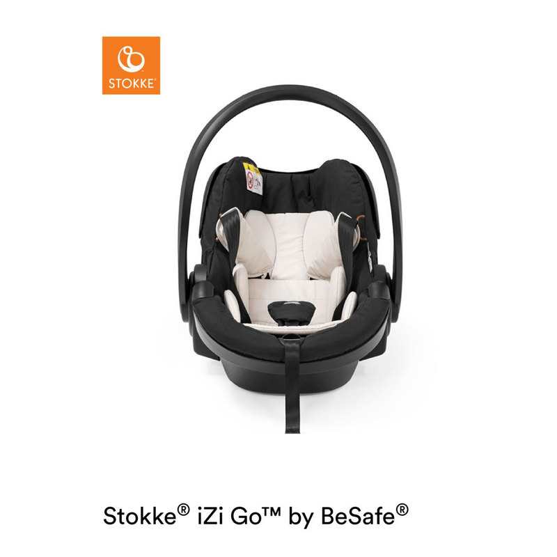 Siège-auto groupe 0/0+ Izi Go Modular noir avec adaptateurs pour poussettes Stokke