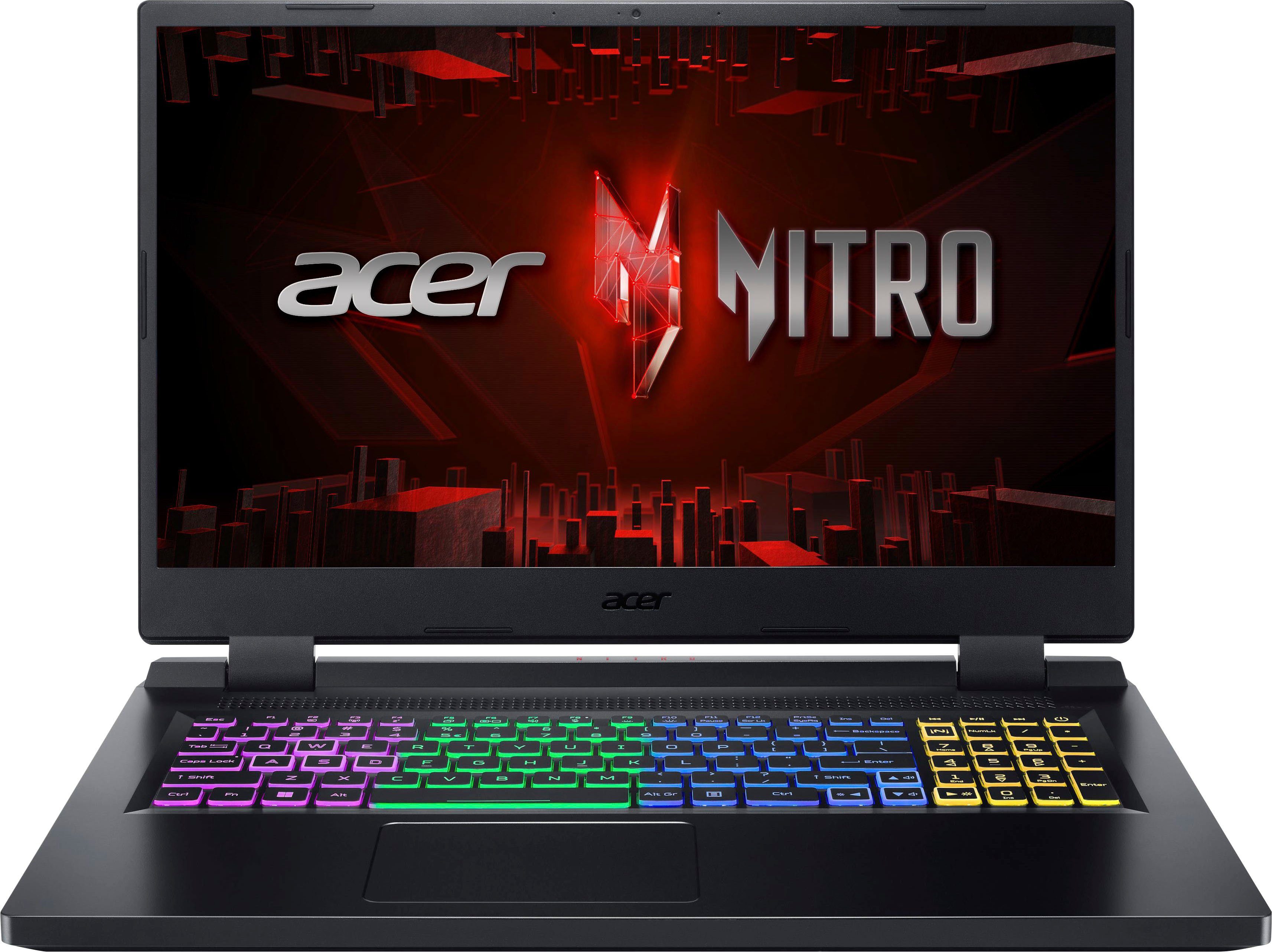 Acer Nitro 5 AN517-55-96S6 Gaming-Notebook (43,9 cm/17,3 Zoll, Intel Core i9 12900H, GeForce RTX 4060, 1000 GB SSD, Thunderbolt™ 4)
