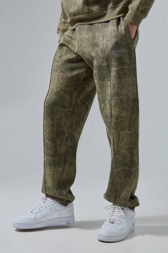 Active Training Dept Camo Oversized Joggers