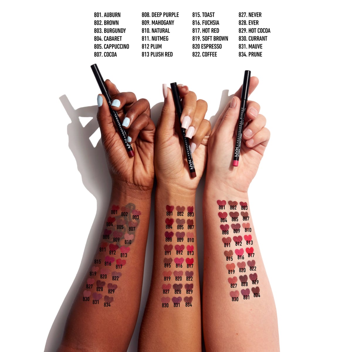 Lipliner Slim 808 Deep Purple, 1 g