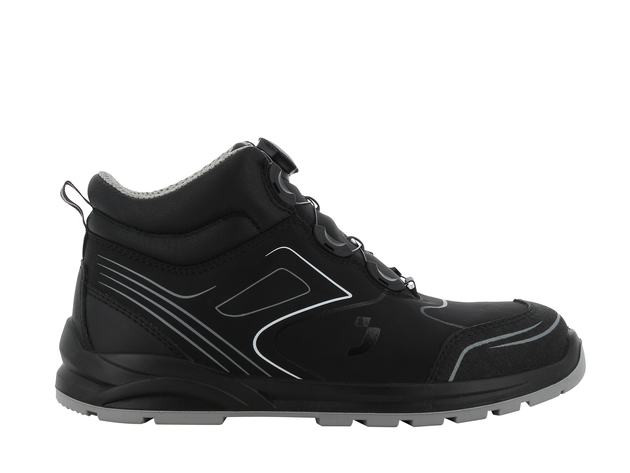 Safety Jogger CADORS3MTL Sportig mellanhög S3 ESD skyddssko med vridstängningssystem svart