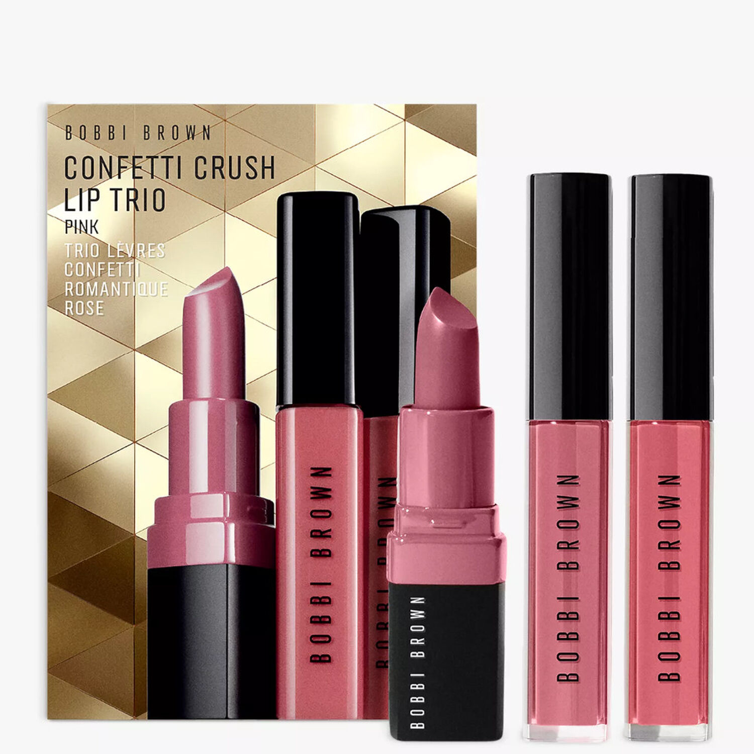 Bobbi Brown Confetti Crush Coffret Lip Trio Pink