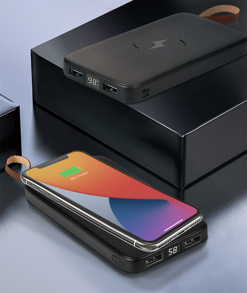 Smartphone Lade Set, Powerbank, Autoladegerät und 3-in-1 Kabel - ATU