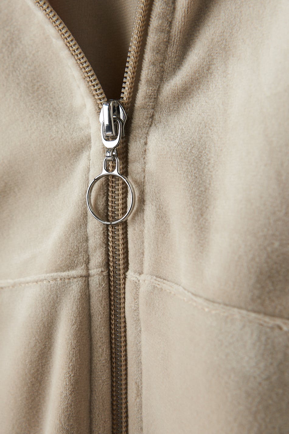 Velour hoodie
