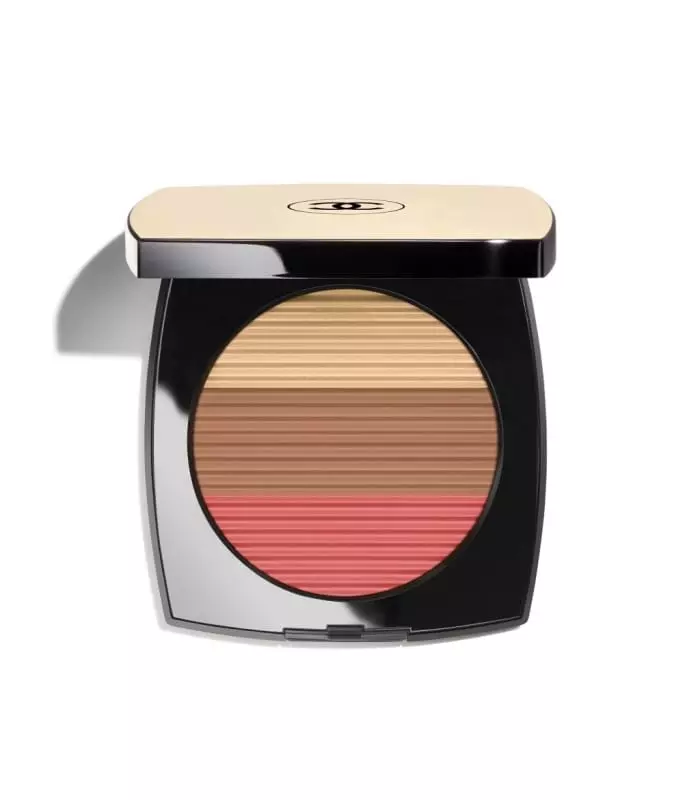 LES BEIGES Harmonie de trois poudres belle mine, poudre bronzante, blush et enlumineur