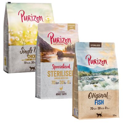 Gemischtes Sparpaket Purizon 3 x 2,5 kg