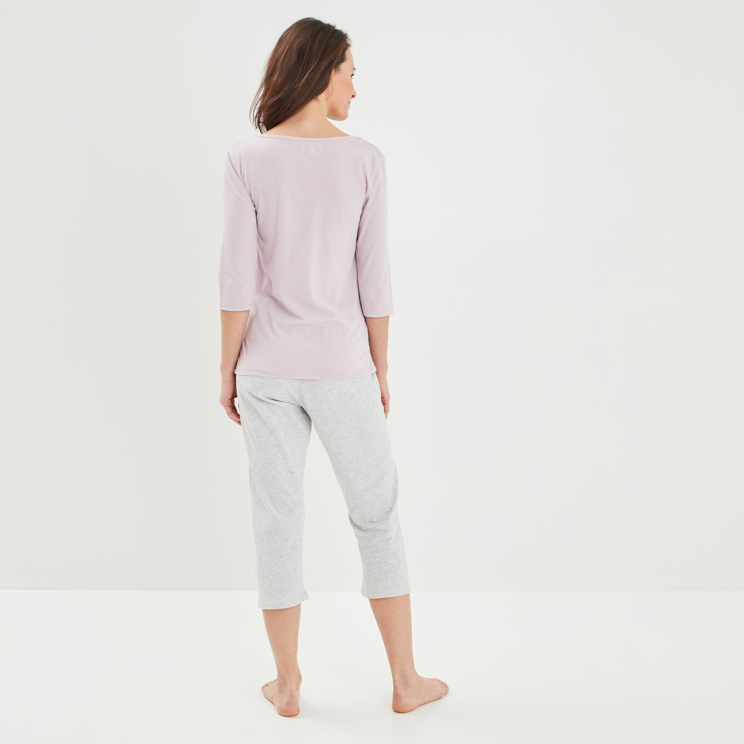 Ensemble pyjama 2 pièces parme femme | La Halle