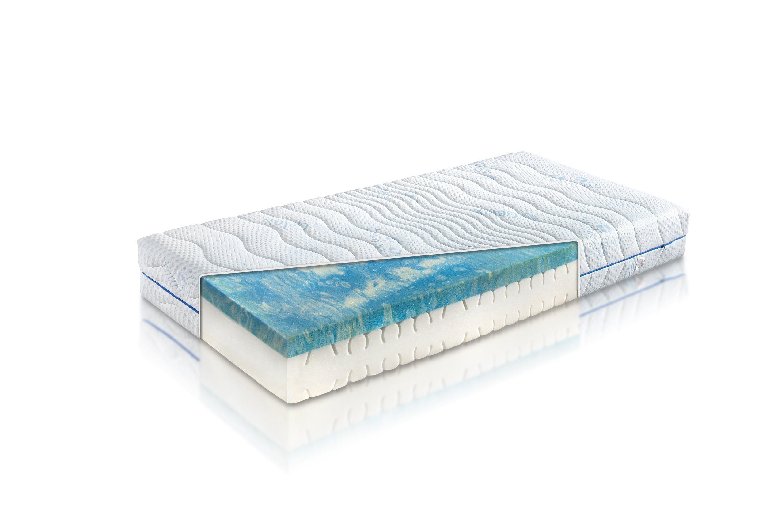 Gelschaummatratze Lucca, Baidani, 60 cm Gelax® Memoryschaum-Auflage RG 50