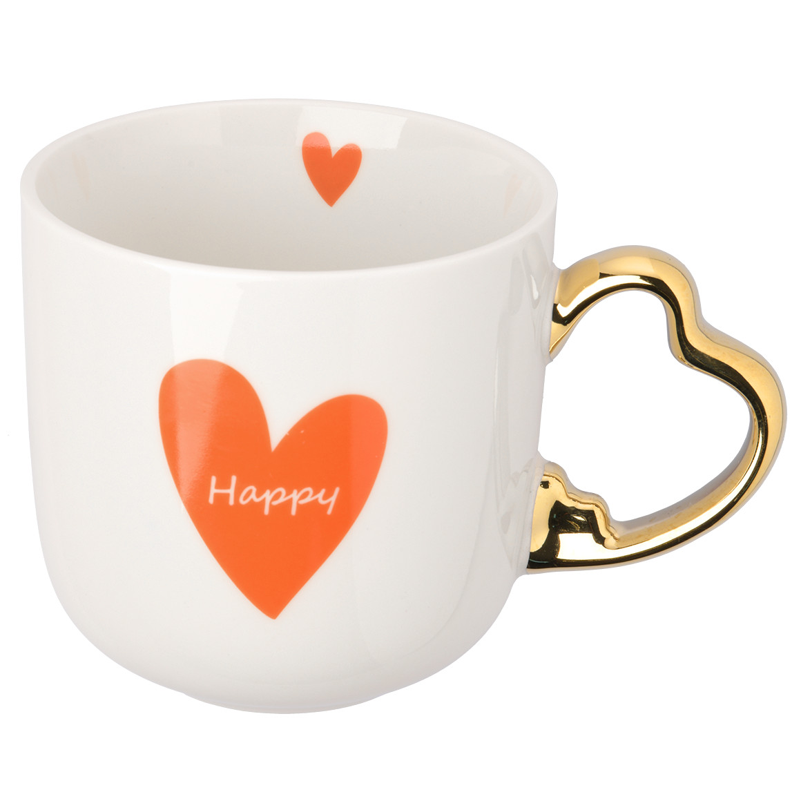 Tasse mit Herz und Schrifzug