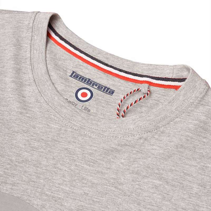 Lambretta Record Herren T-Shirt SS0161-GRY MRL