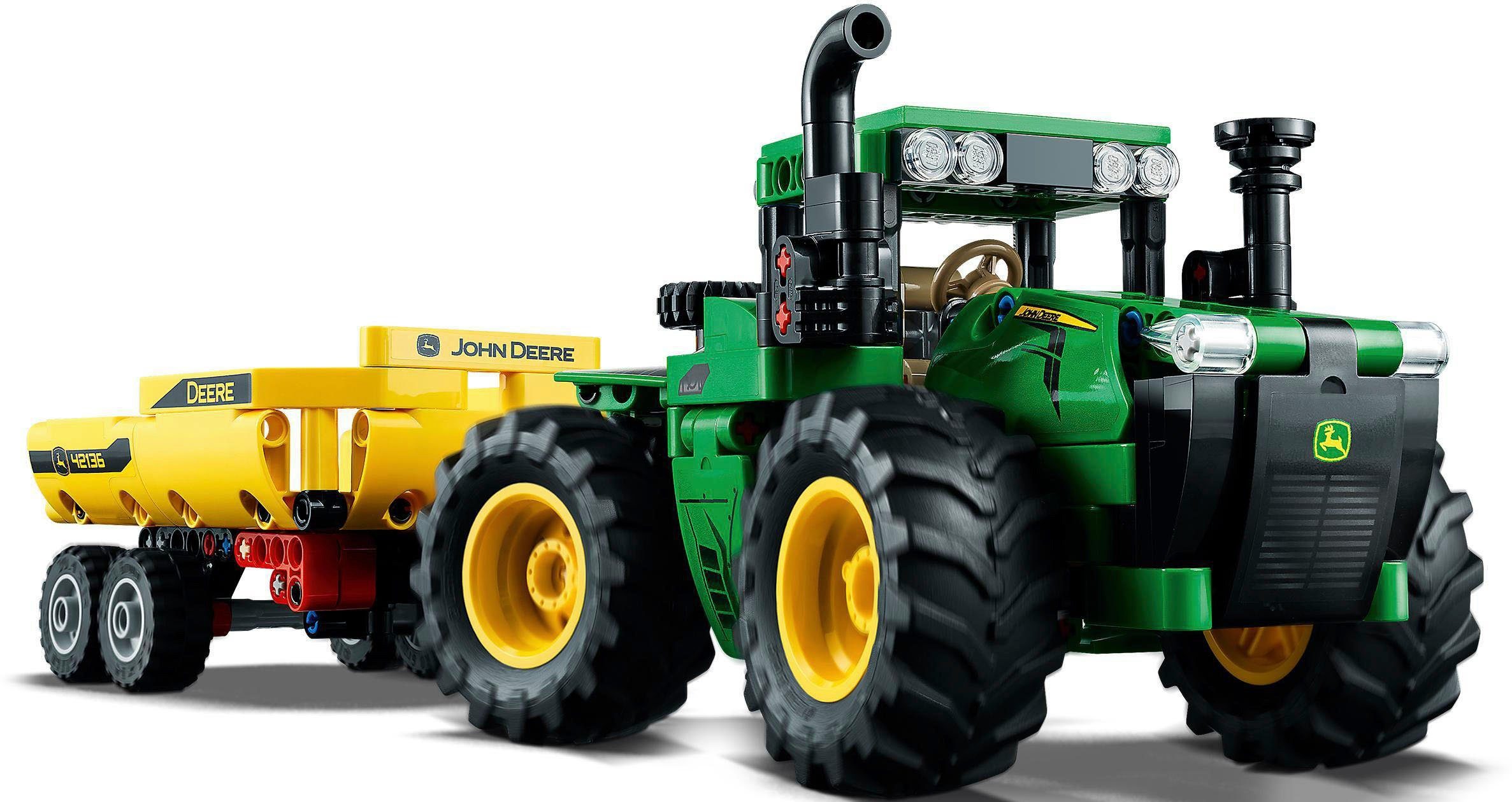 LEGO® Konstruktionsspielsteine John Deere 9620R 4WD Tractor (42136), LEGO® Technic, (390 St), Made in Europe