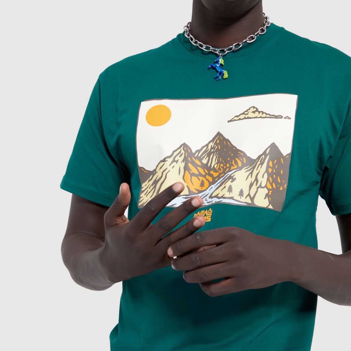 Vans mt – Mörkgrön t-shirt