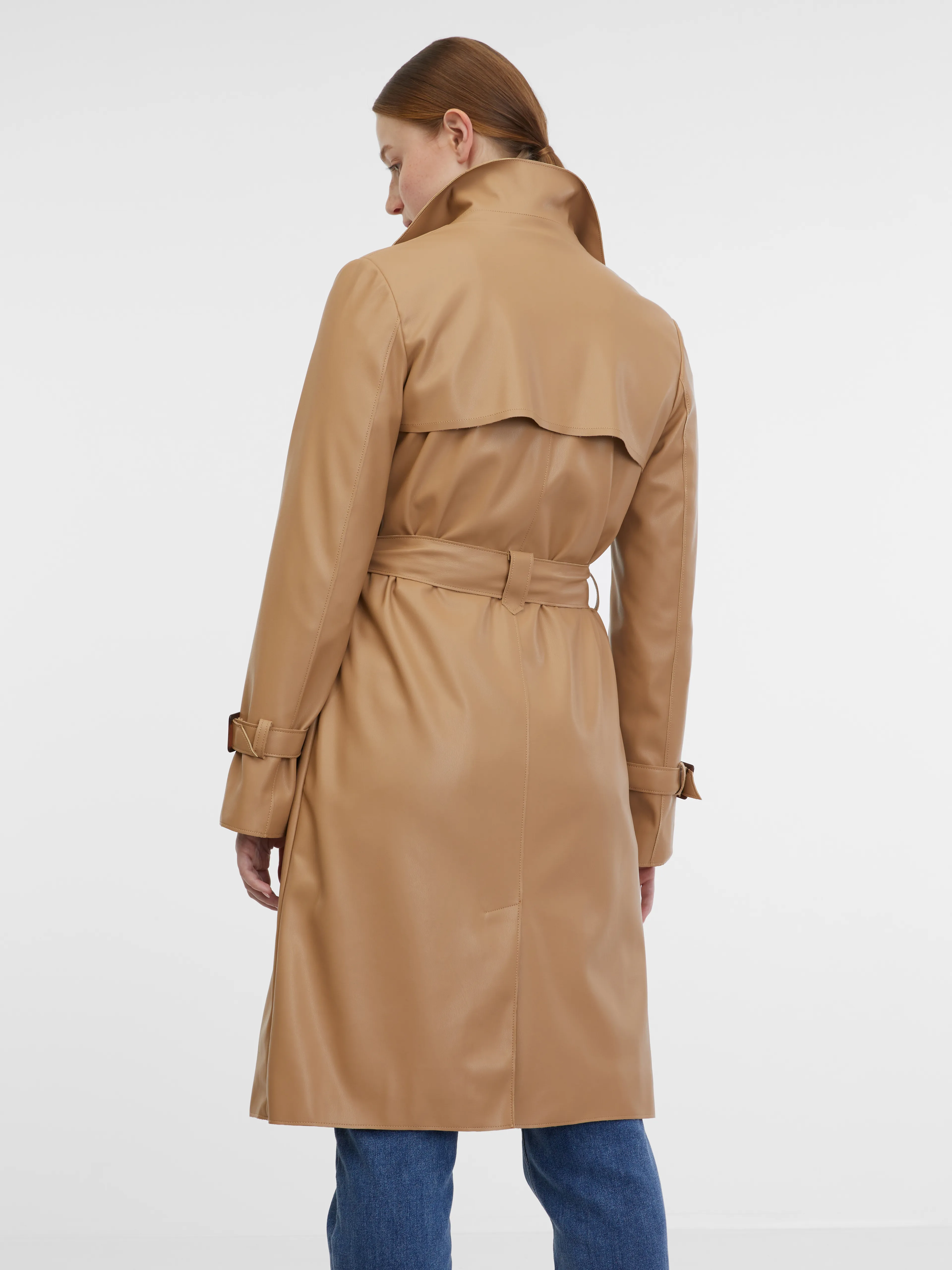 Beigefarbener Damen-Trenchcoat ORSAY
