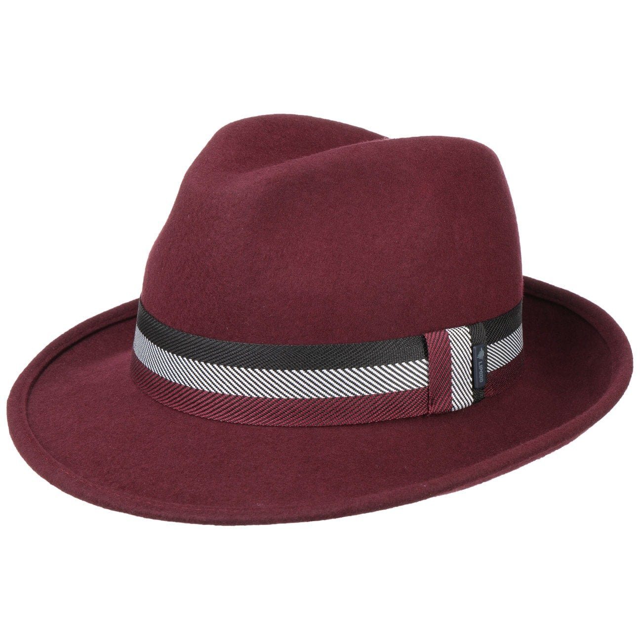 Lipodo Filzhut (1-St) Wollfilzhut mit Ripsband, Made in Italy