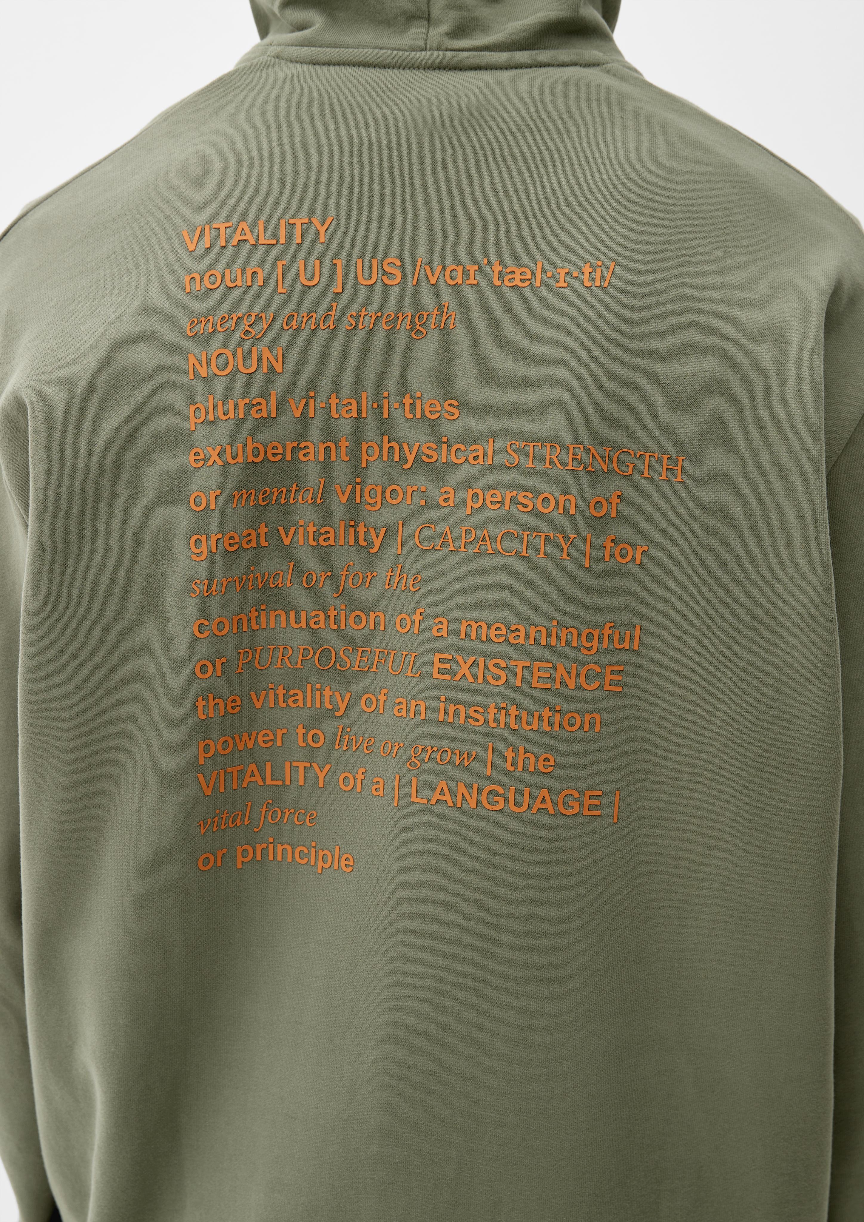 Hoodie mit gummiertem Print  2129499-78D1