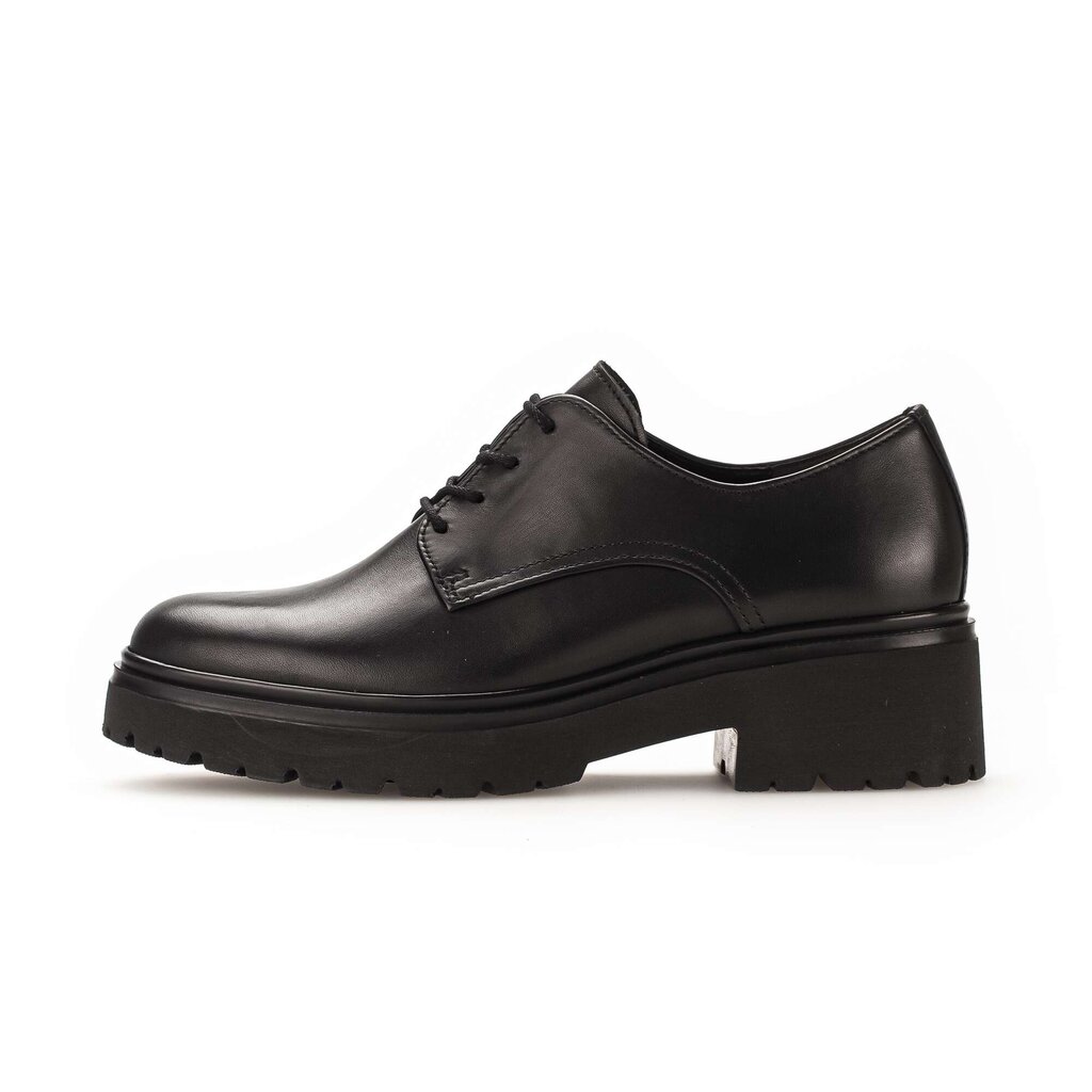 Gabor fashion Schnürschuh schwarz