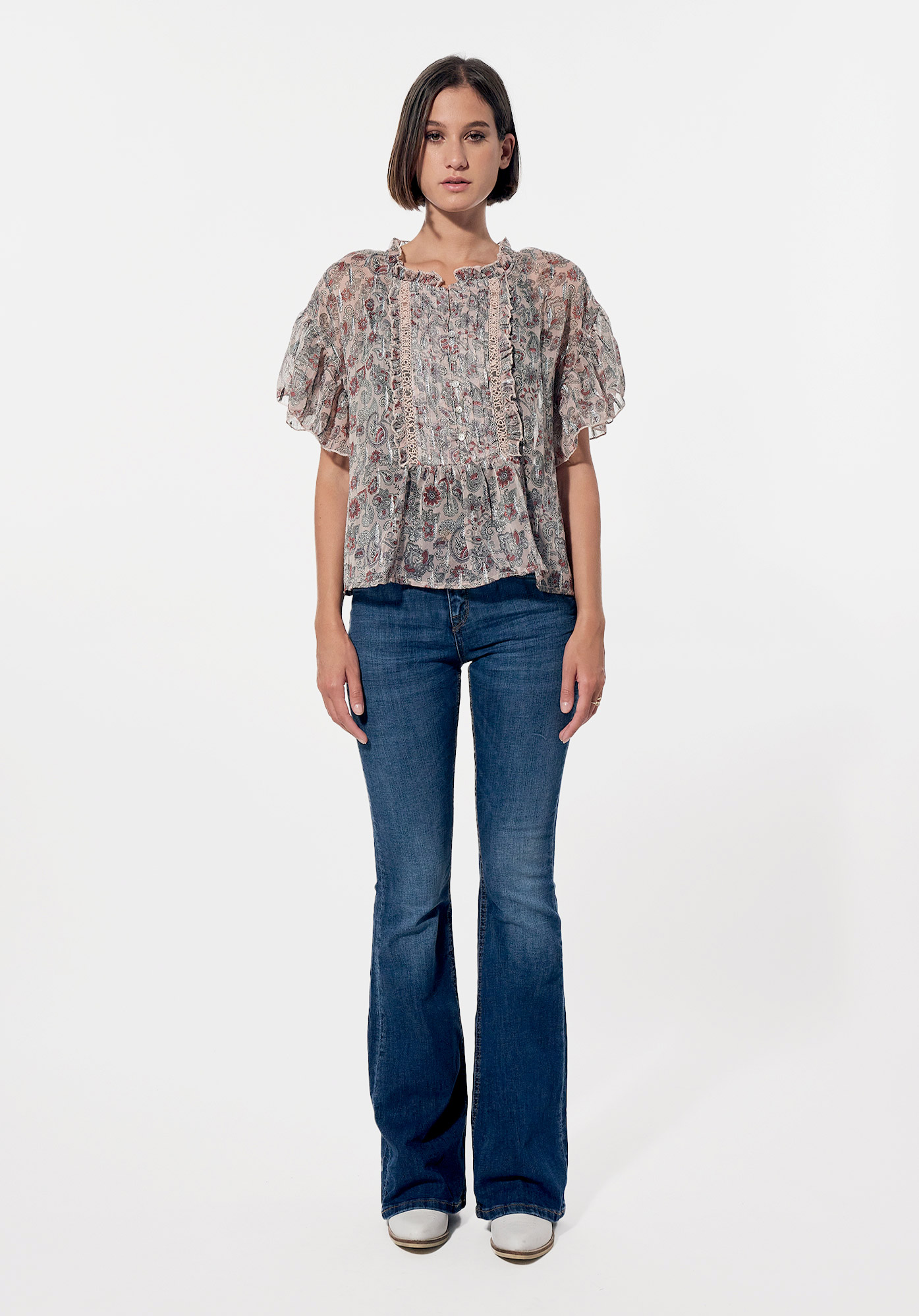 VALSE  Blouse fleurie Femme