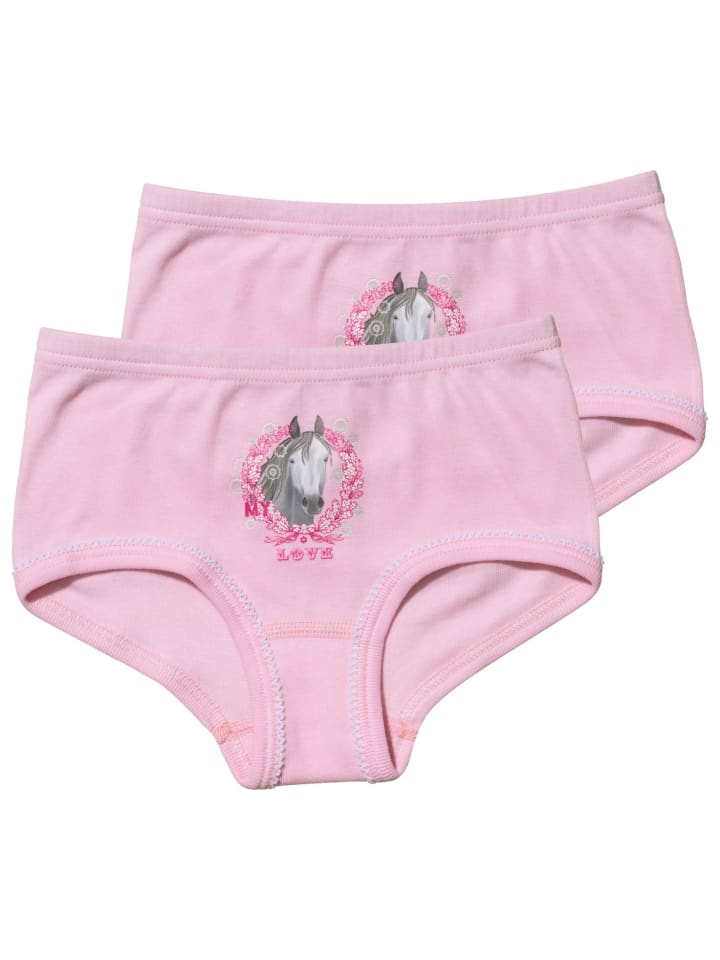 Sweety for Kids 2er-Set: Hipster-Panty in Hell-Rosa günstig kaufen