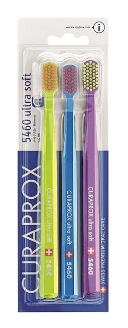 Οδοντόβουρτσα Curaprox CS 5460 Ultrasoft, συσκευασία 3 τεμαχίων