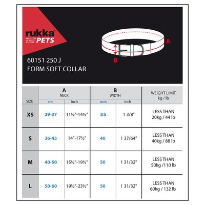 Rukka® Form Soft Halsband, gelb