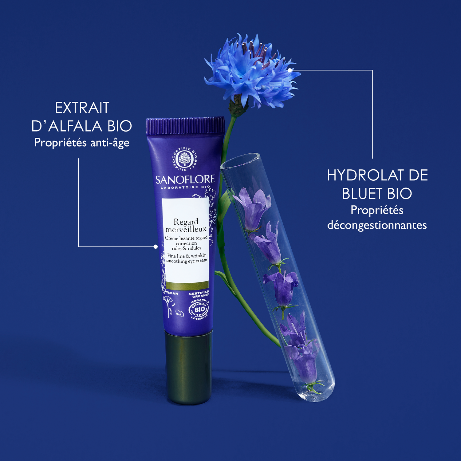 Sanoflore Regard Merveilleux Crème Contour des Yeux 15 ml
