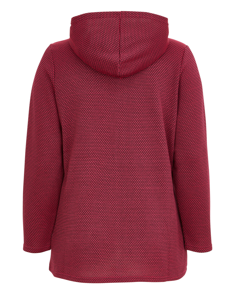 Fleecejacke mit Kapuze