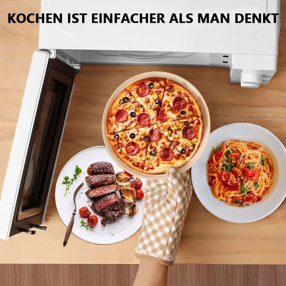 Fine Life Pro Mikrowelle ist eine 20-Liter-700-Watt-Mikrowelle mit folgenden Funktionen, Mikrowelle, 20,00 l, Solo-Mikrowelle mit 5 Leistungsstufen, Easy Defrost, 700W, Weiß