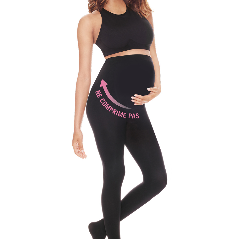 DIM Collant Opaque Mama Noir Collant