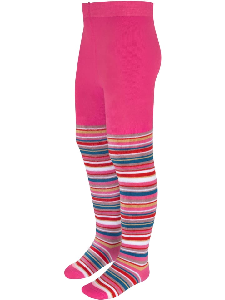 normani Baby Thermostrumpfhose -Ringelmuster in Pink günstig kaufen
