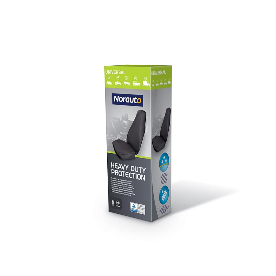 NORAUTO Universal HEAVY DUTY PROTECTION Sitzschoner/Werkstattschoner, aus Nylon, wasserabweisend, 1 Stück - ATU